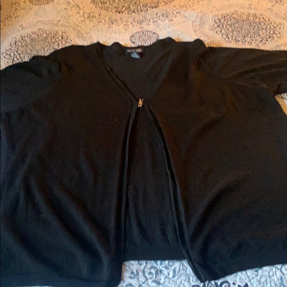 Black cardigan